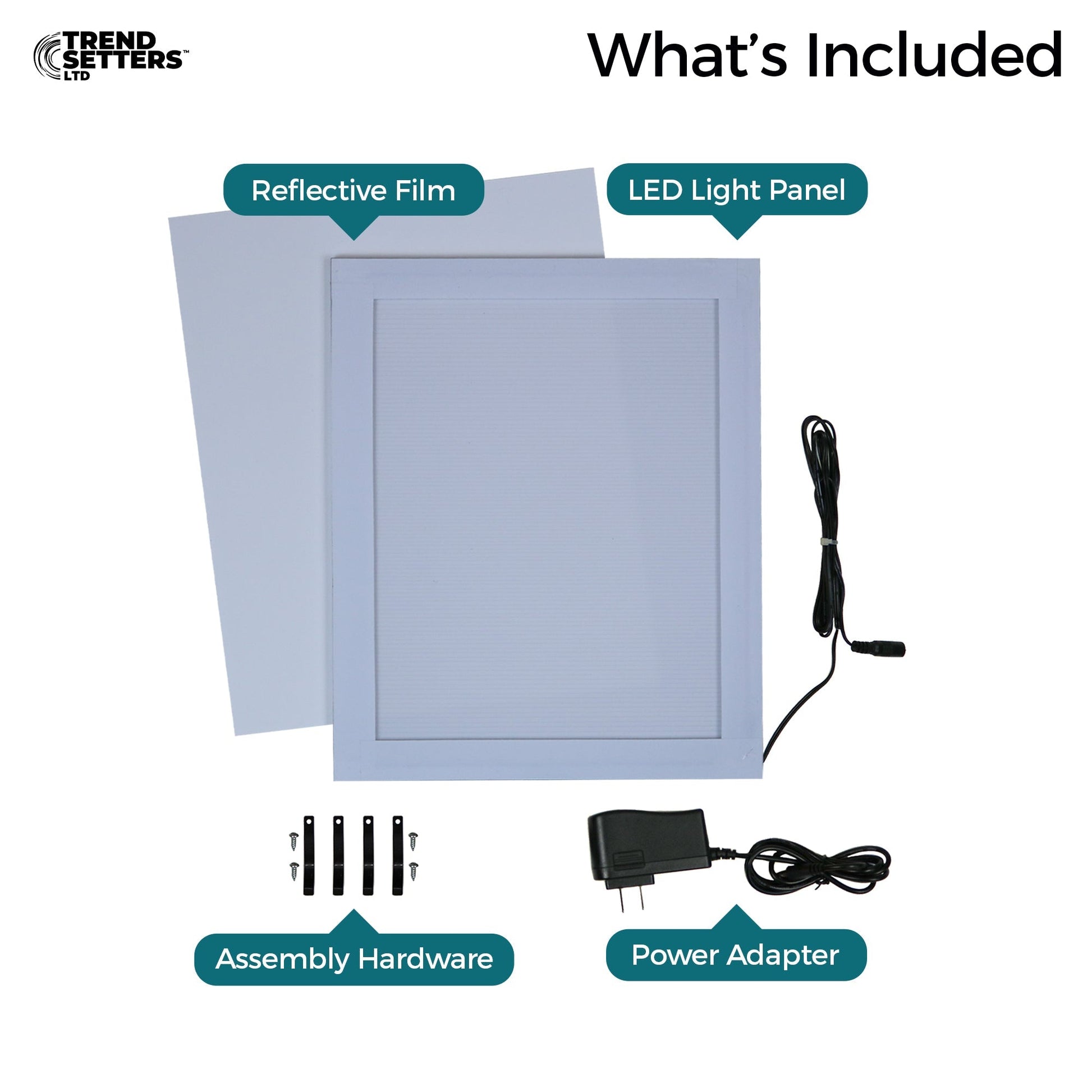 8" x 10" LED Light Panel - Fits 13" x 11" FilmCells Presentations (Single, Double, Mini Montage, 3 Cell) FilmCells