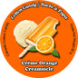 barbe a papa creme a l'orange Confiserie et cie