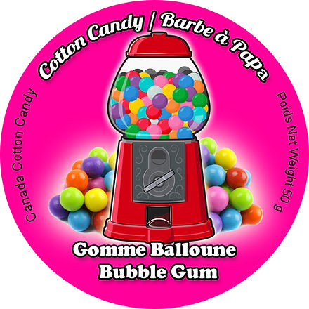 barbe a papa bubble gum
