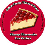barbe a papa cherry cheesecake