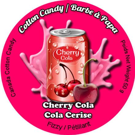 barbe à papa cola cerise