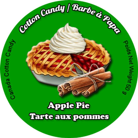 barbe a papa tarte aux pommes Confiserie et cie