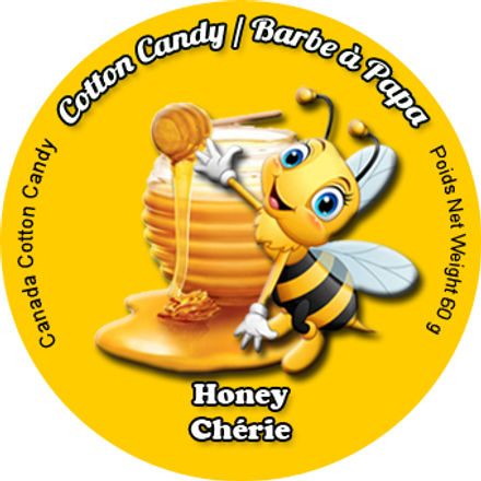 barbe a papa honey cherie Confiserie et cie