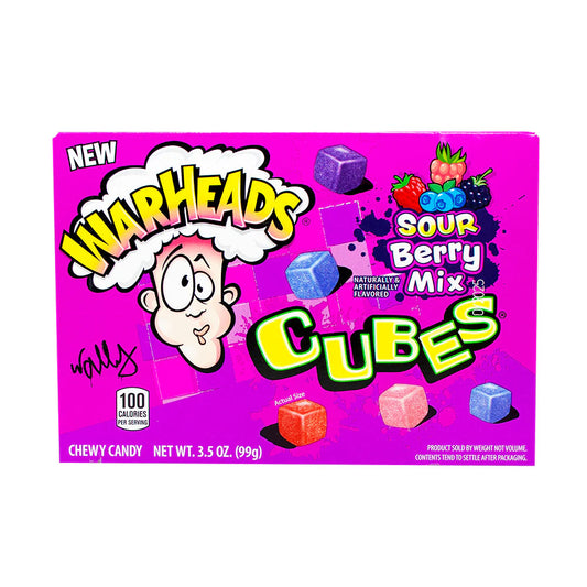 Warheads Theater Box Sour Berry Mix Cubes Blackcat