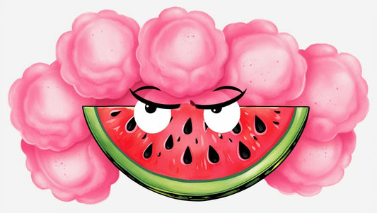 BARBE A PAPA MELON D'EAU SÛRE 60G