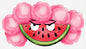 BARBE A PAPA MELON D'EAU SÛRE 60G