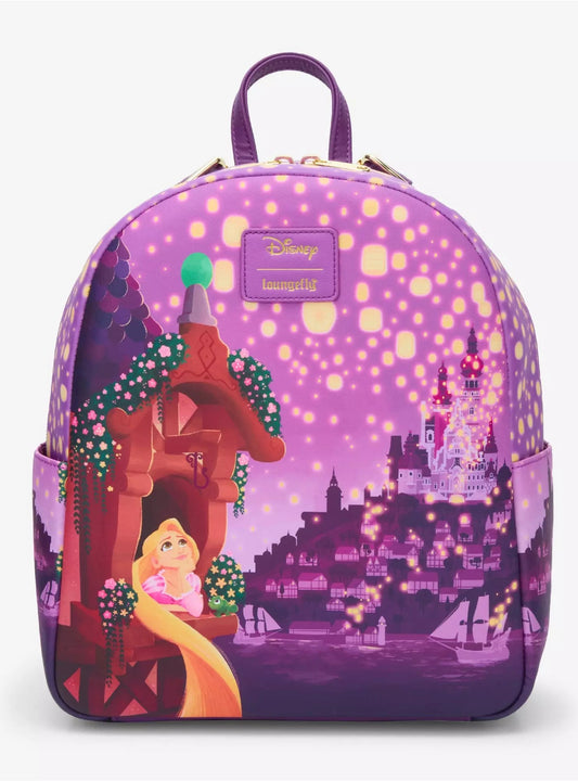 Loungefly Disney Tangled Rapunzel Lantern Night Mini Backpack HT/BL