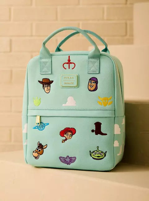 Loungefly Disney Pixar Toy Story Embroidered Icons Canvas Mini Backpack HT/BL