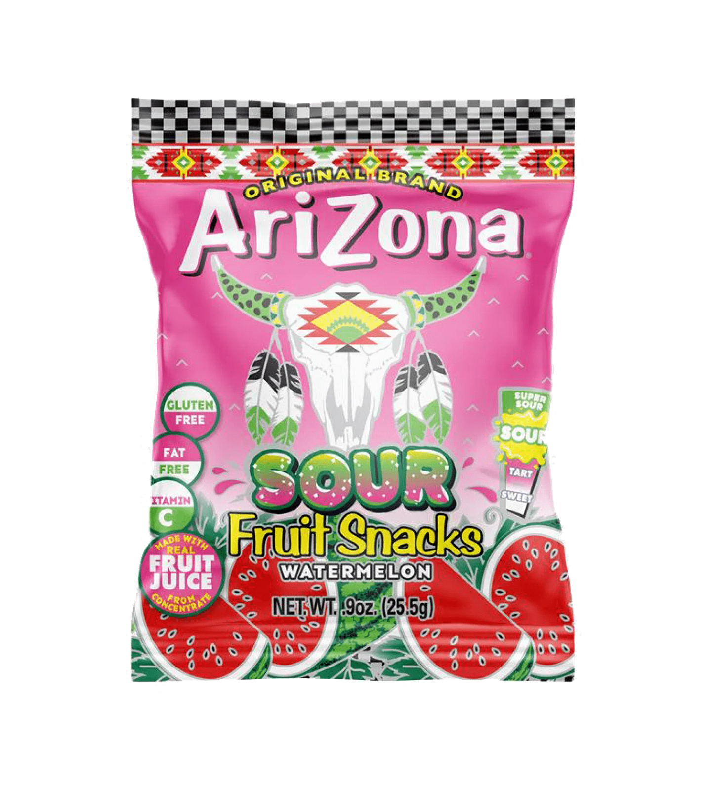 ARIZONA  FRUIT SNACKS SOUR WATERMELON  5 OZ Blackcat