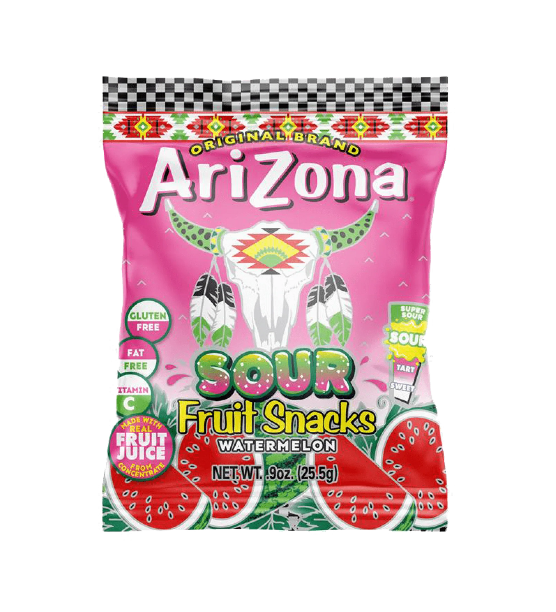 ARIZONA  FRUIT SNACKS SOUR WATERMELON  5 OZ Blackcat