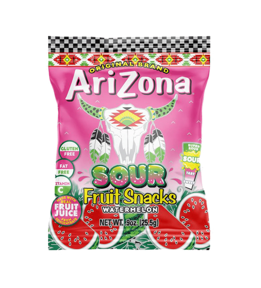 ARIZONA  FRUIT SNACKS SOUR WATERMELON  5 OZ Blackcat