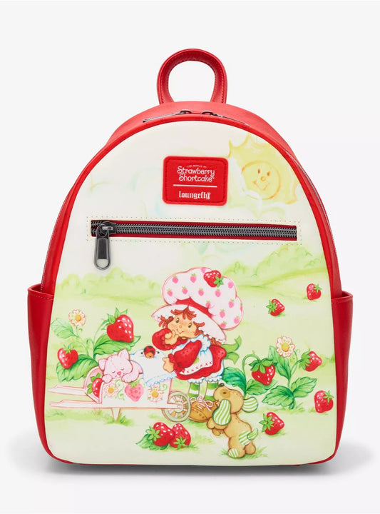 Loungefly Strawberry Shortcake Gardening Mini Backpack HT/BL