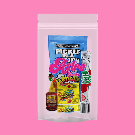 Chamoy & tajin pickle kits blue raspberry Astro snack