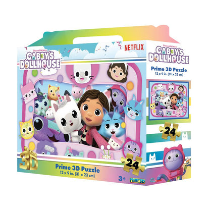 Gabby Dollhouse Prime 3D Jigsaw Puzzle 44009 24pc
12x9" 1di