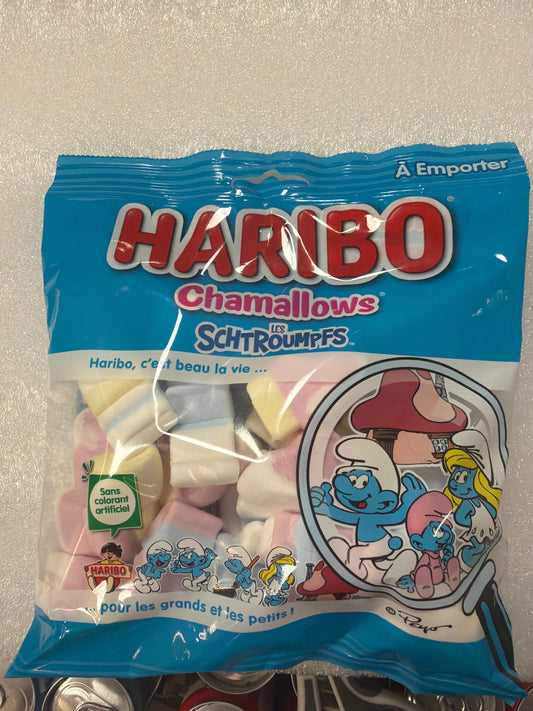 HARIBO - CHAMALLOWS SCHTROUMPFS 100G Isweet