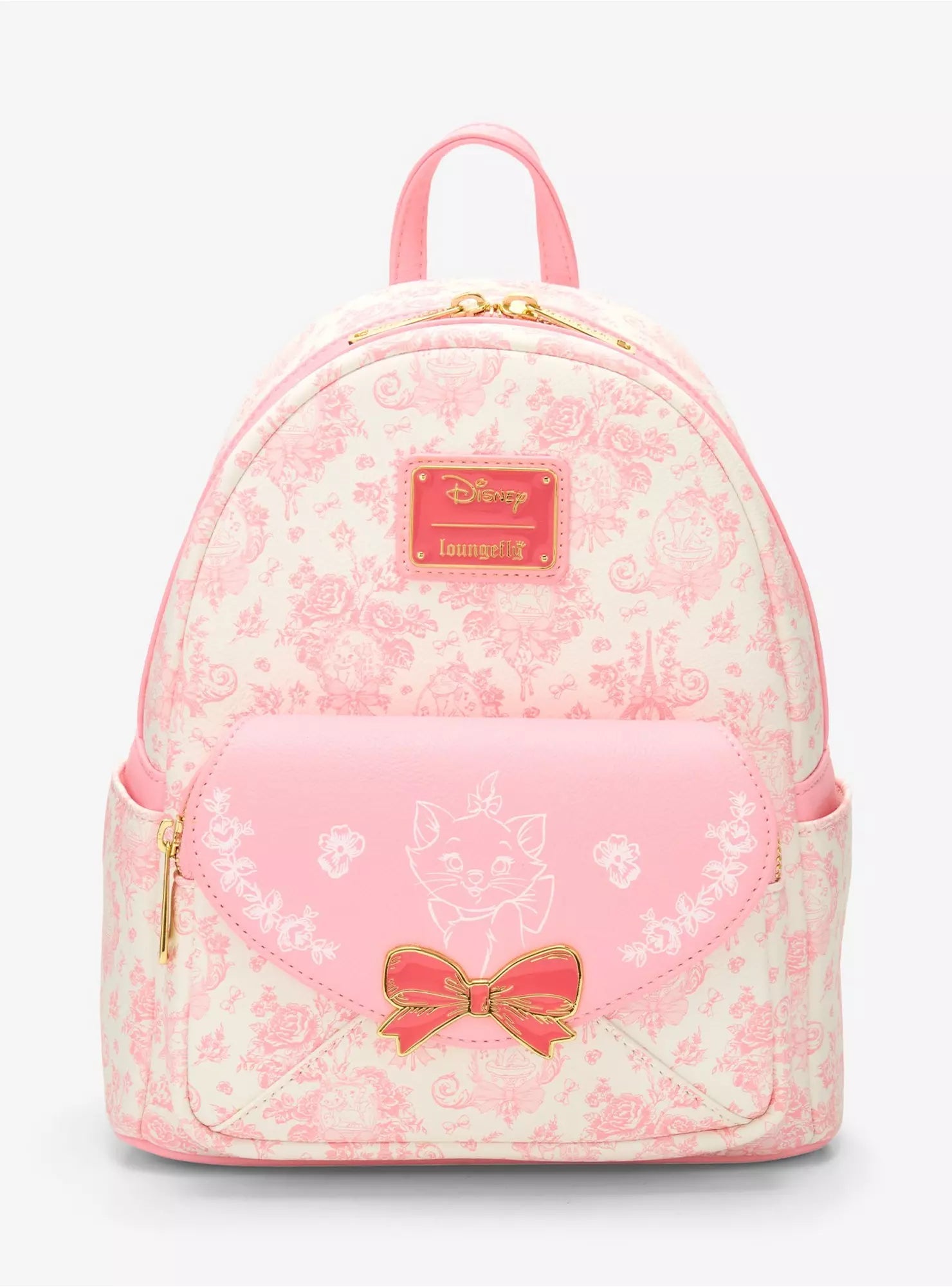 Loungefly Disney The Aristocats Marie Toile Print Mini Backpack HT/BL