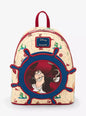 Loungefly Disney Peter Pan Captain Hook Ship Wheel Rotating Mini Backpack HT/BL