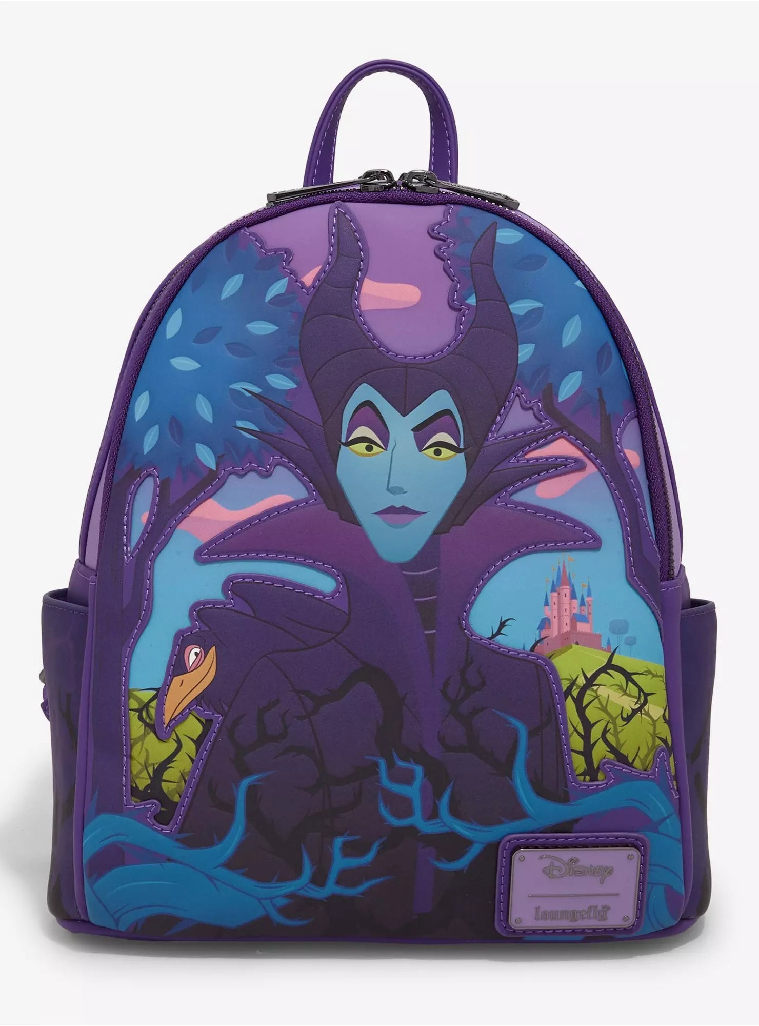Loungefly Disney La Belle au bois dormant – Mini sac à dos Maléfique HT/BL