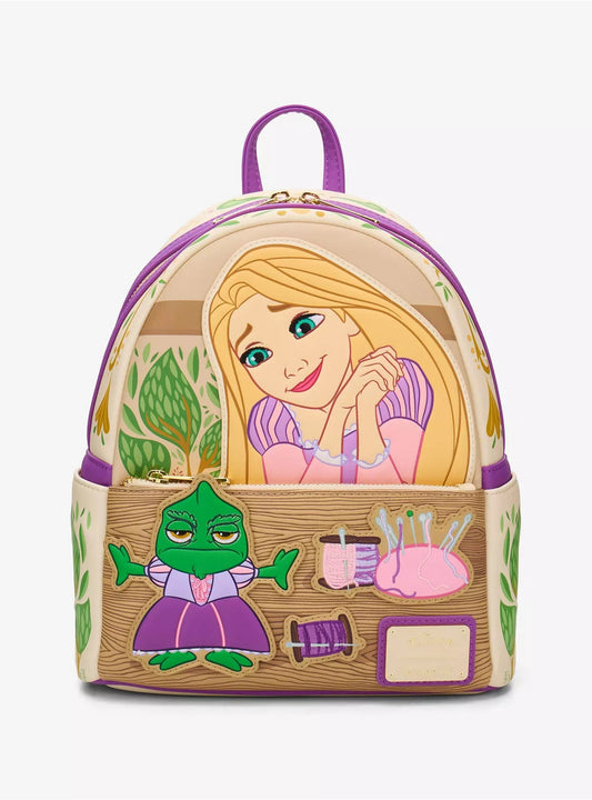 Loungefly Disney Tangled Rapunzel & Pascal Dress Mini Backpack HT/BL