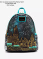 Loungefly Harry Potter – Mini sac à dos Château de Poudlard Constellations phosphorescentes