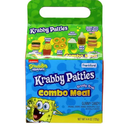 SpongeBob Krabby Patties COMBO MEAL Take Out Box 4.4oz Blackcat