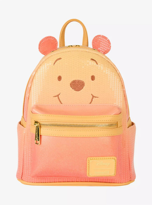 Loungefly Disney Winnie The Pooh Sequin Mini Backpack HT/BL