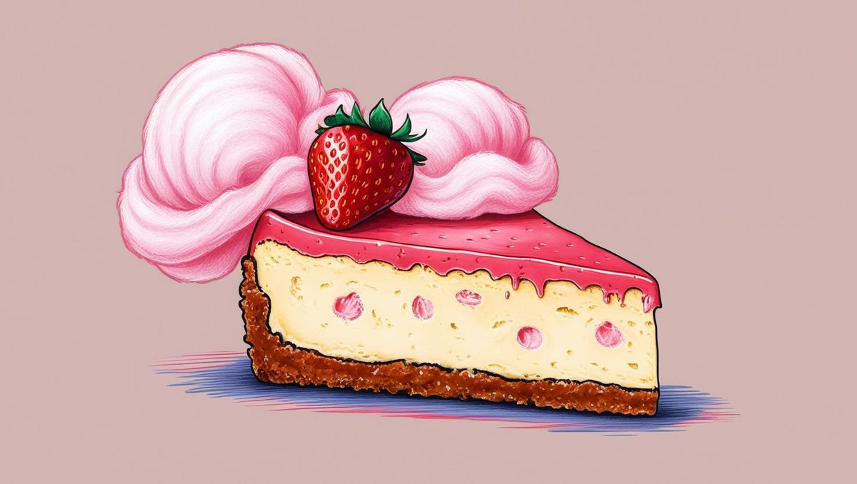BARBE A PAPA CHEESECAKE AUX FRAISE 60G