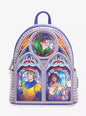 Loungefly Disney The Hunchback of Notre Dame Character Stained Glass Windows Mini Backpack HT/BL