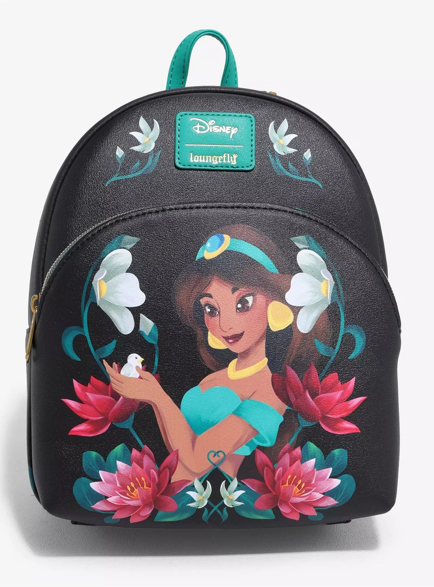 Loungefly Disney Aladdin Jasmine Floral Mini Backpack HT/BL