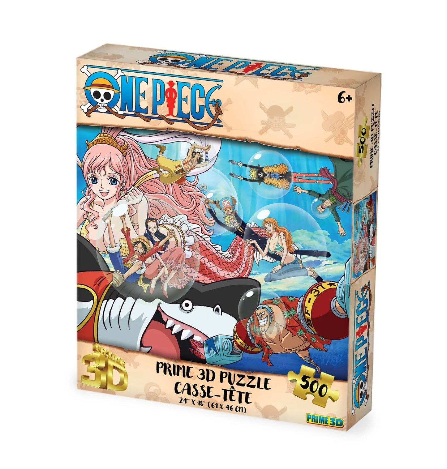 32847 Toei One Piece Luffy Punch 500pc 24x18" 1di