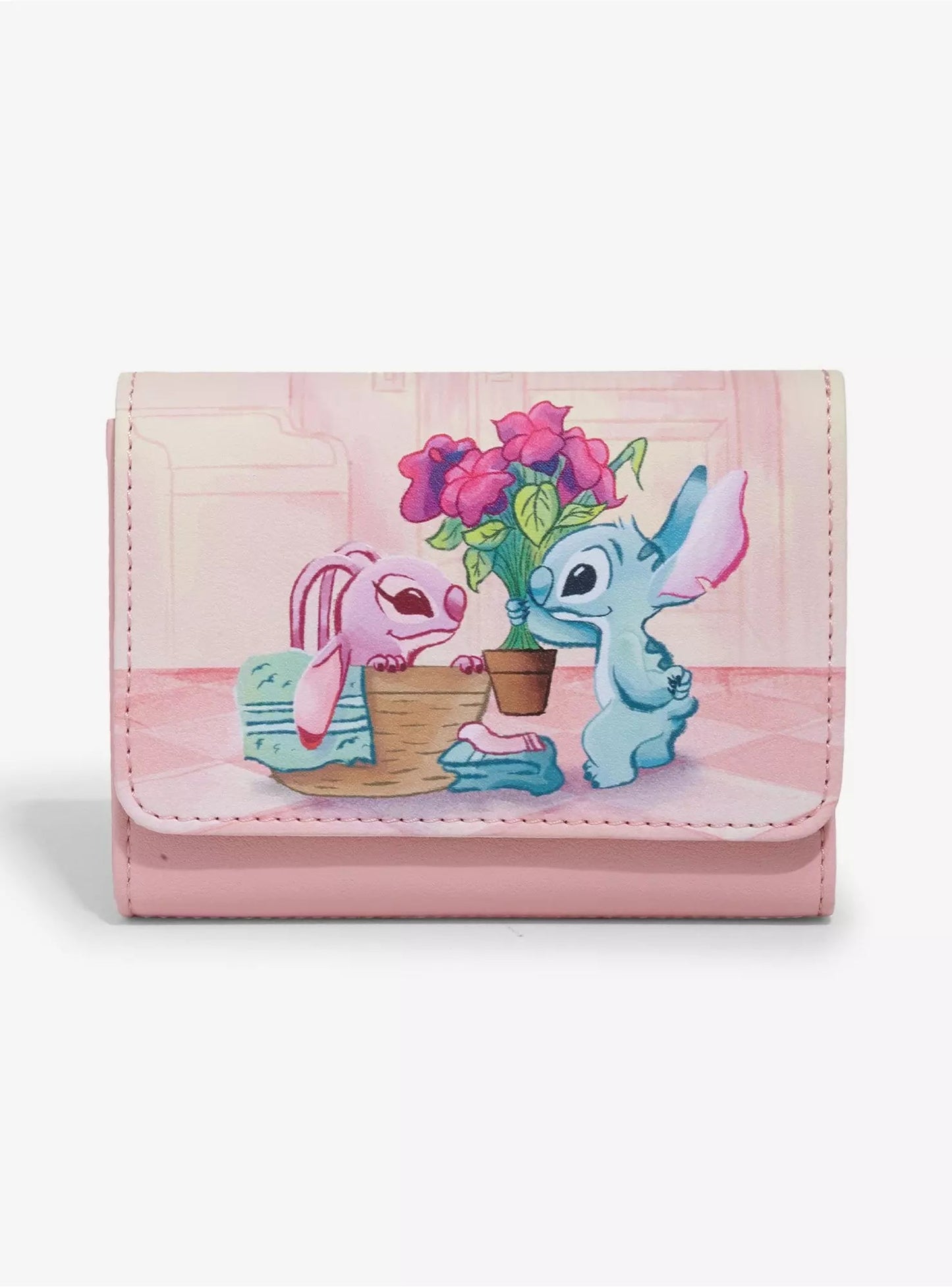 Loungefly Disney Stitch & Angel Laundry Day Mini Wallet HT/BL
