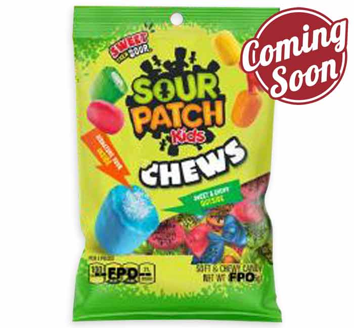 SOUR PATCH KIDS CHEWS ASSORTED SOFT CANDY 5.12 OZ Blackcat
