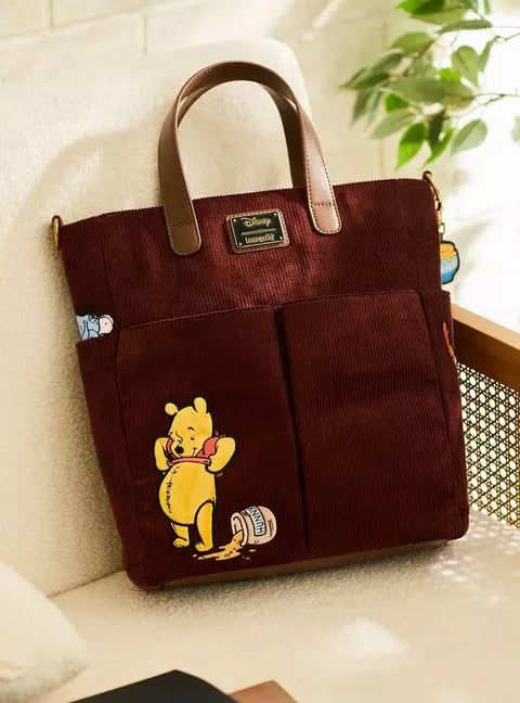 Loungefly Disney Winnie the Pooh Corduroy Tote Bag Confiserie et cie
