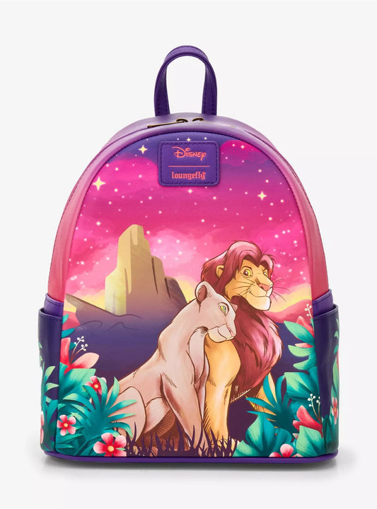 Loungefly Disney The Lion King Nala & Simba Pride Rock Mini Backpack HT/BL