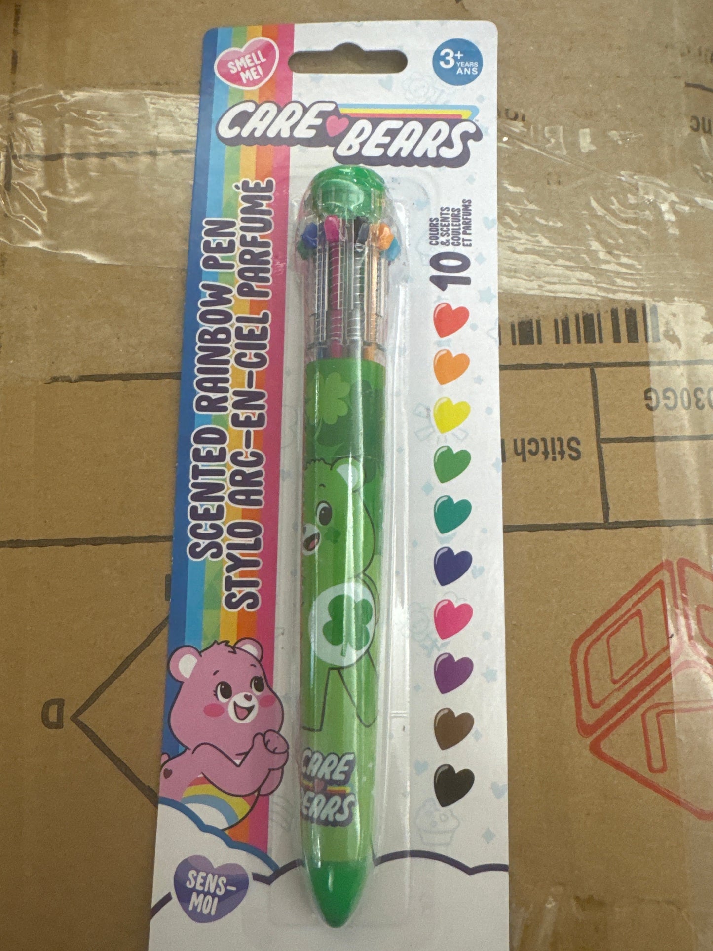 Care bears stylo arc en ciel parfumés Confiserie et cie