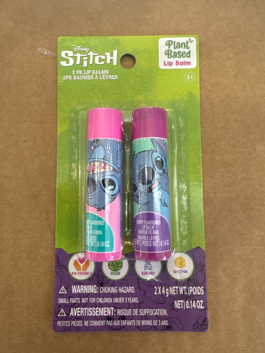 STITCH 2 LIP BALM 2PK ON
CARD