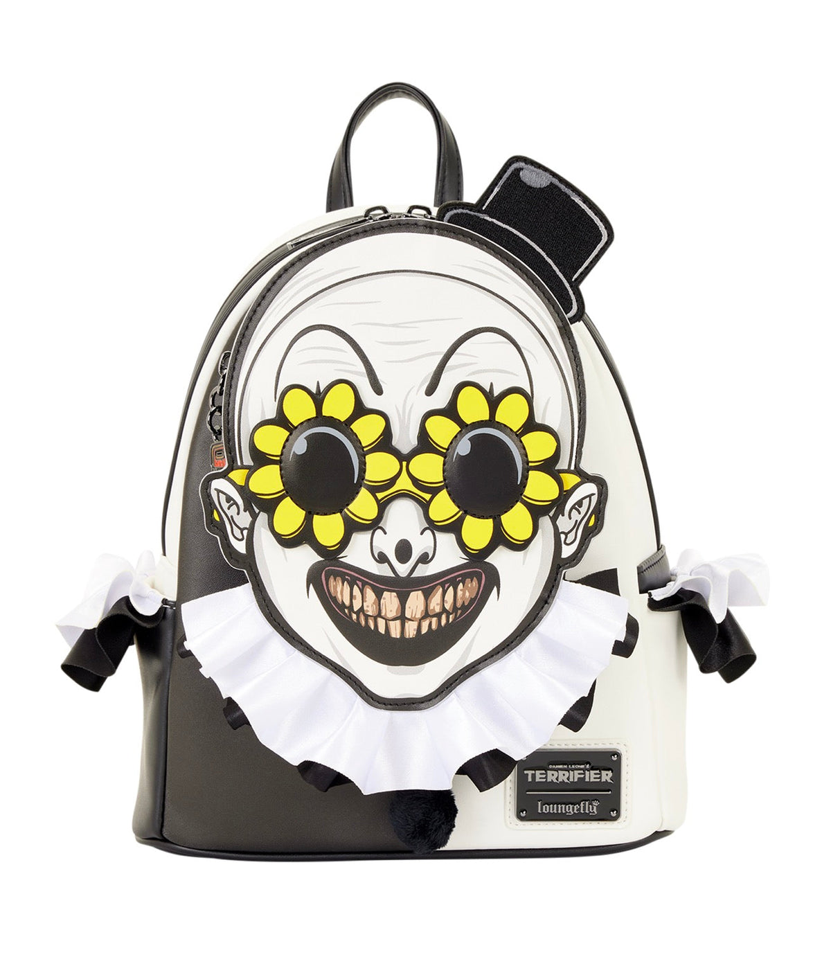 Loungefly Terrifier Exclusive Art the Clown Glow Cosplay Mini Backpack HT/BL