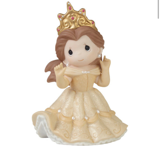 Disney Belle In Ball Gown And Tiara Figurine