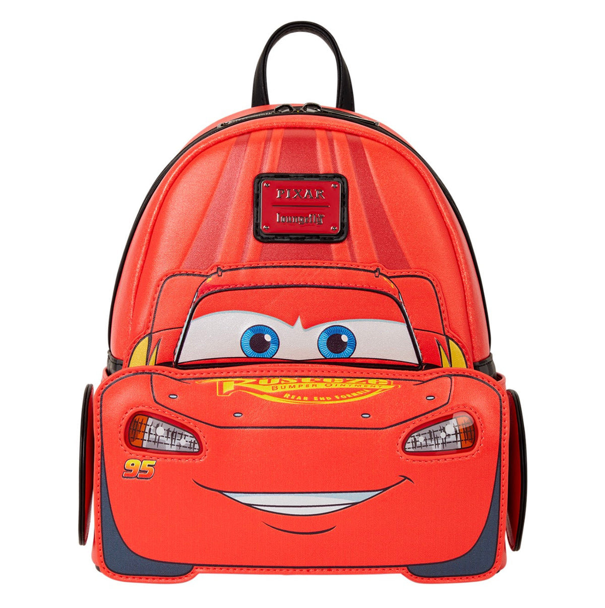 Loungefly Cars 20th Anniversary Lightning McQueen Cosplay Light-Up Mini Backpack HT/BL