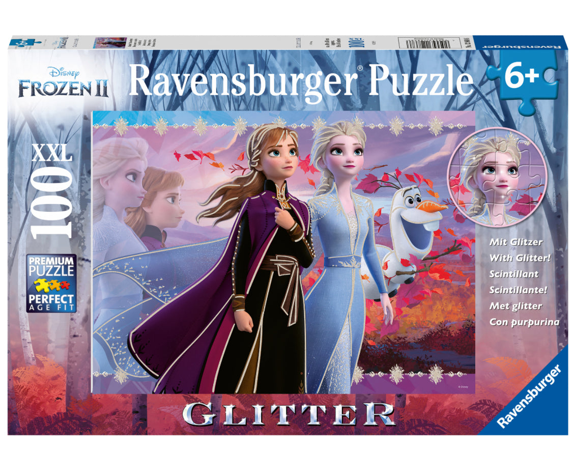 Frozen: Strong Sisters 100 pc Glitter Puzzle