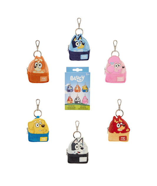 Loungefly Bluey and Friends Mystery Mini Backpack Keychain Charm HT/BL
