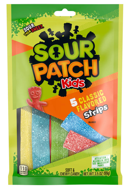 Sour Patch Kids Strips Peg Bag 3.5oz Blackcat