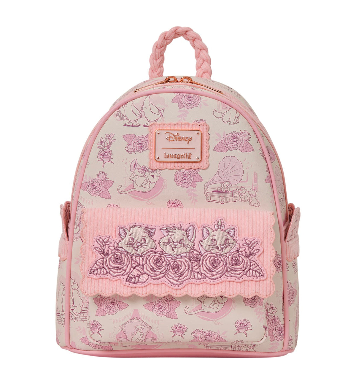 Loungefly The Aristocats Exclusive All-Over Print Mini Backpack HT/BL