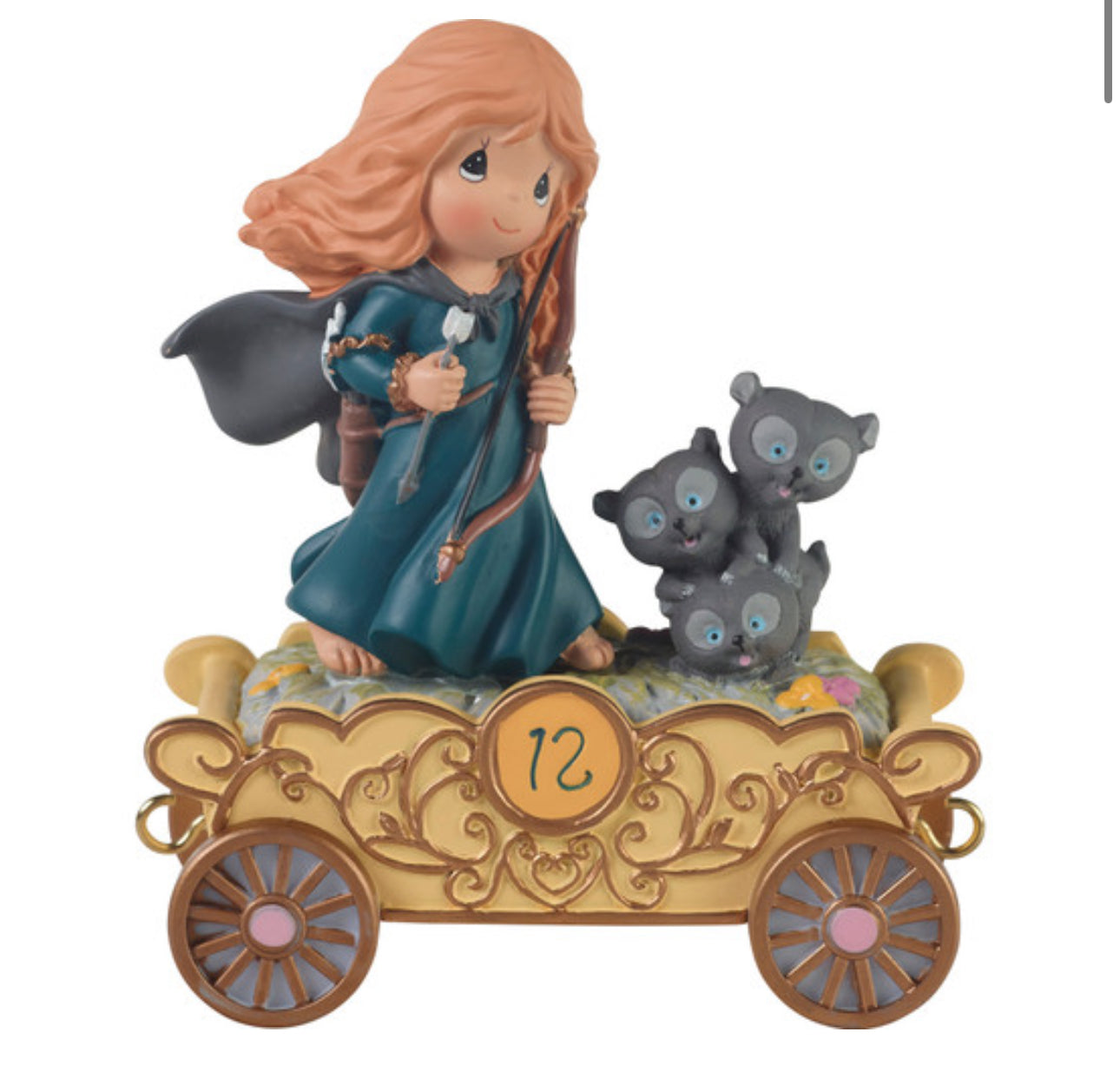 Disney Birthday Parade Brave Number 12 Figurine Cross border