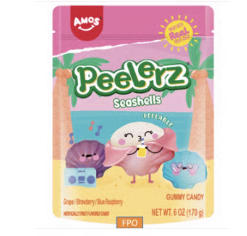 AMOS PEELERZ GUMMY SUB BAG - SEASHELLS 6OZ (170G) Isweet