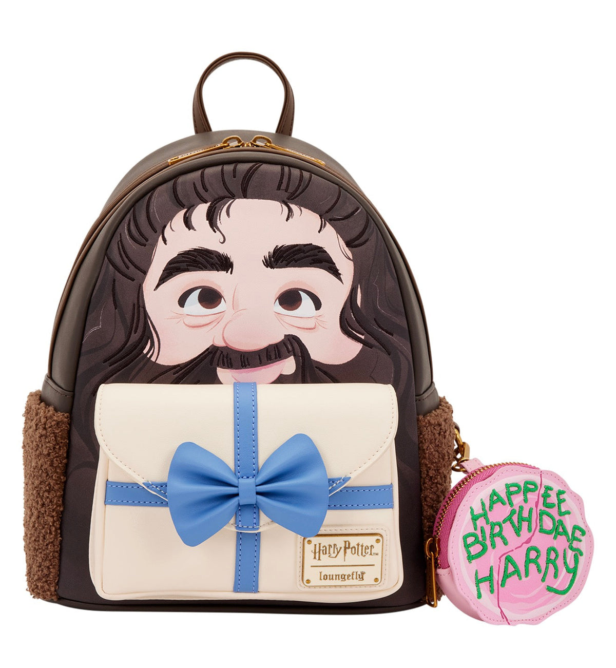 Loungefly Harry Potter Hagrid Birthday Cake Cosplay Mini Backpack with Coin Bag HT/BL