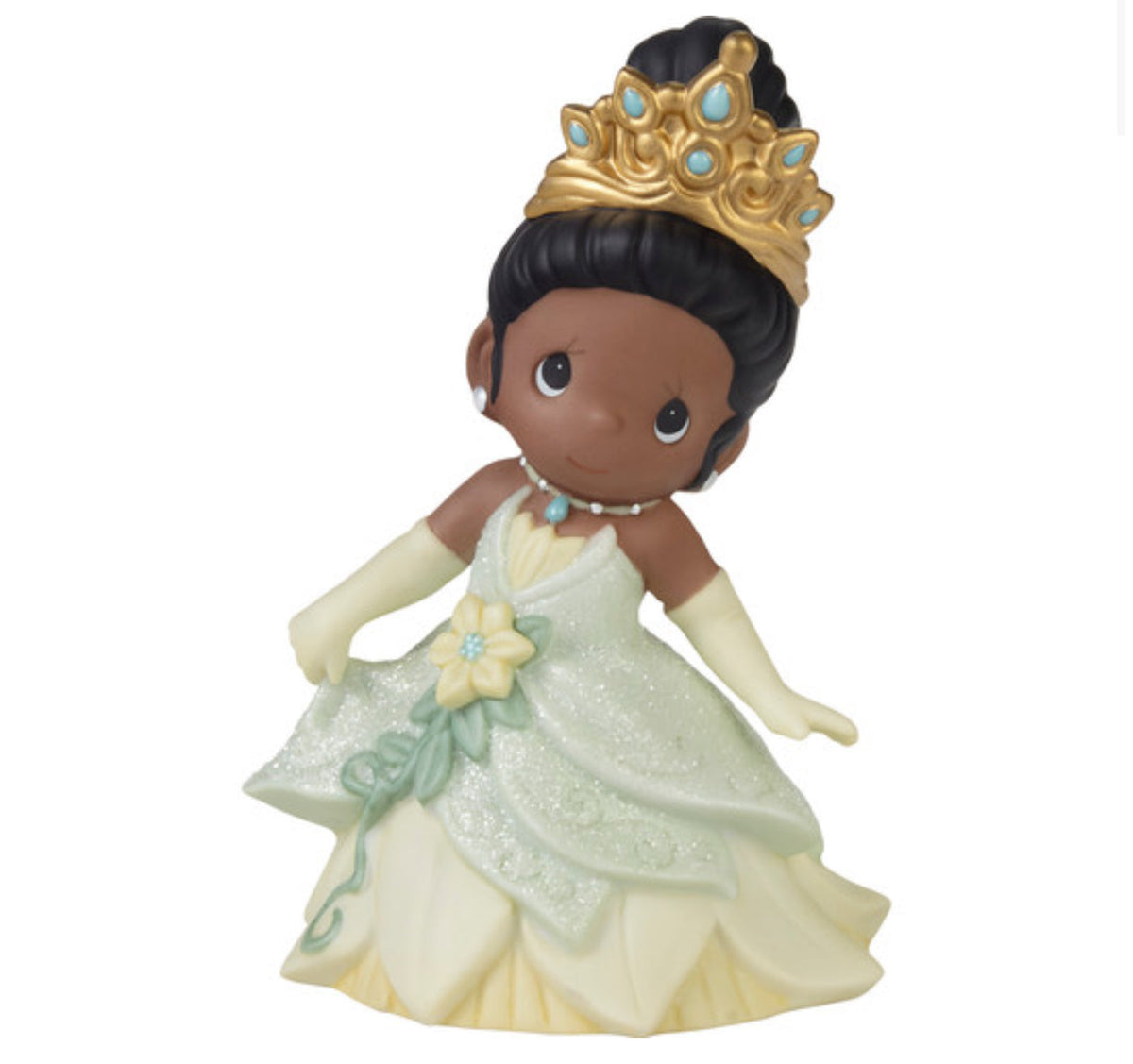 Disney Tiana In Fancy Gown And Tiara Figurine Cross border