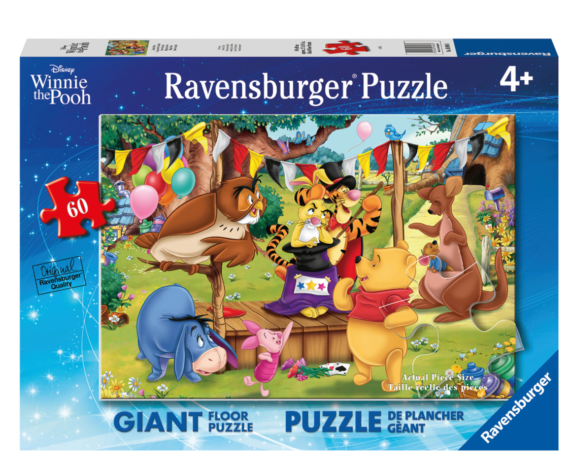 Pooh Magic Show 60 pc Floor Puzzle Ravensburger