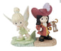 Disney Set of 2 Tinker Bell and Captain Hook Figurine