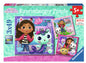 Gabby's Dollhouse 3 x 49 pc Puzzle Ravensburger